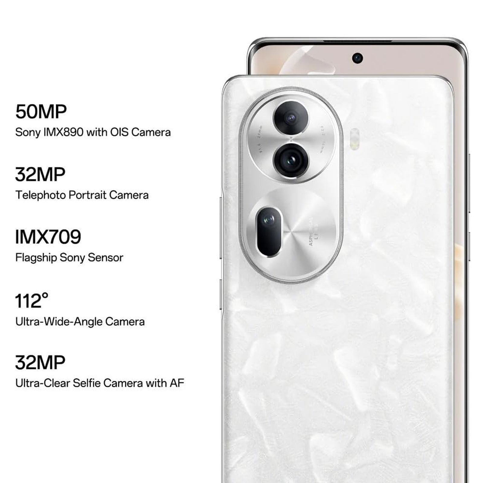 Buy oppo Reno11 Pro 5G (12GB RAM, 256GB, Pearl White) Online - Croma